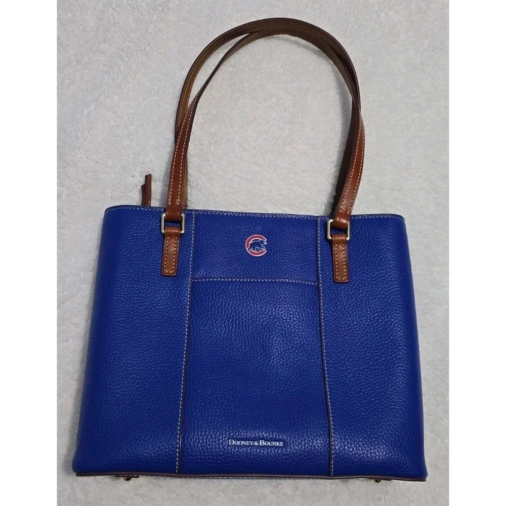 Chicago Cubs Dooney & Bourke Pebble Lexington Shipper Purse